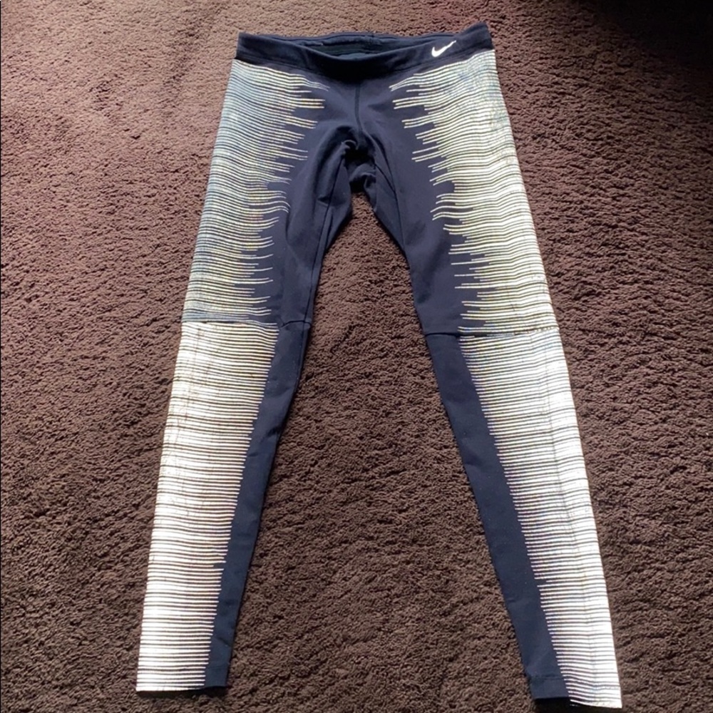 nike glow pair running pants